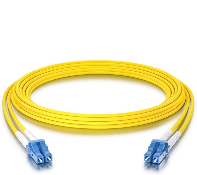 ipolex LC to LC Fiber Patch Cable Single Mode Duplex - 30m(98ft) - OS2 Fiber Optic Cable Cord Jumper- LSZH 9/125Î¼m, 10Gb/Gigabit, SMF, Yellow - Image 2